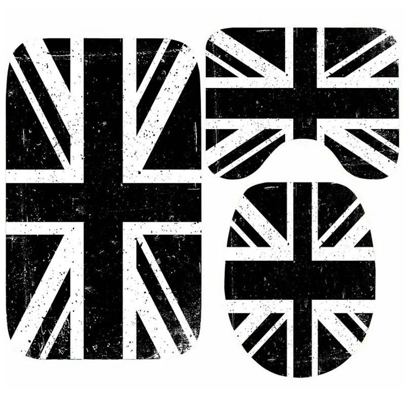 Home Textiles Uk - 그런지 흑백 유니온 잭 영국 국기