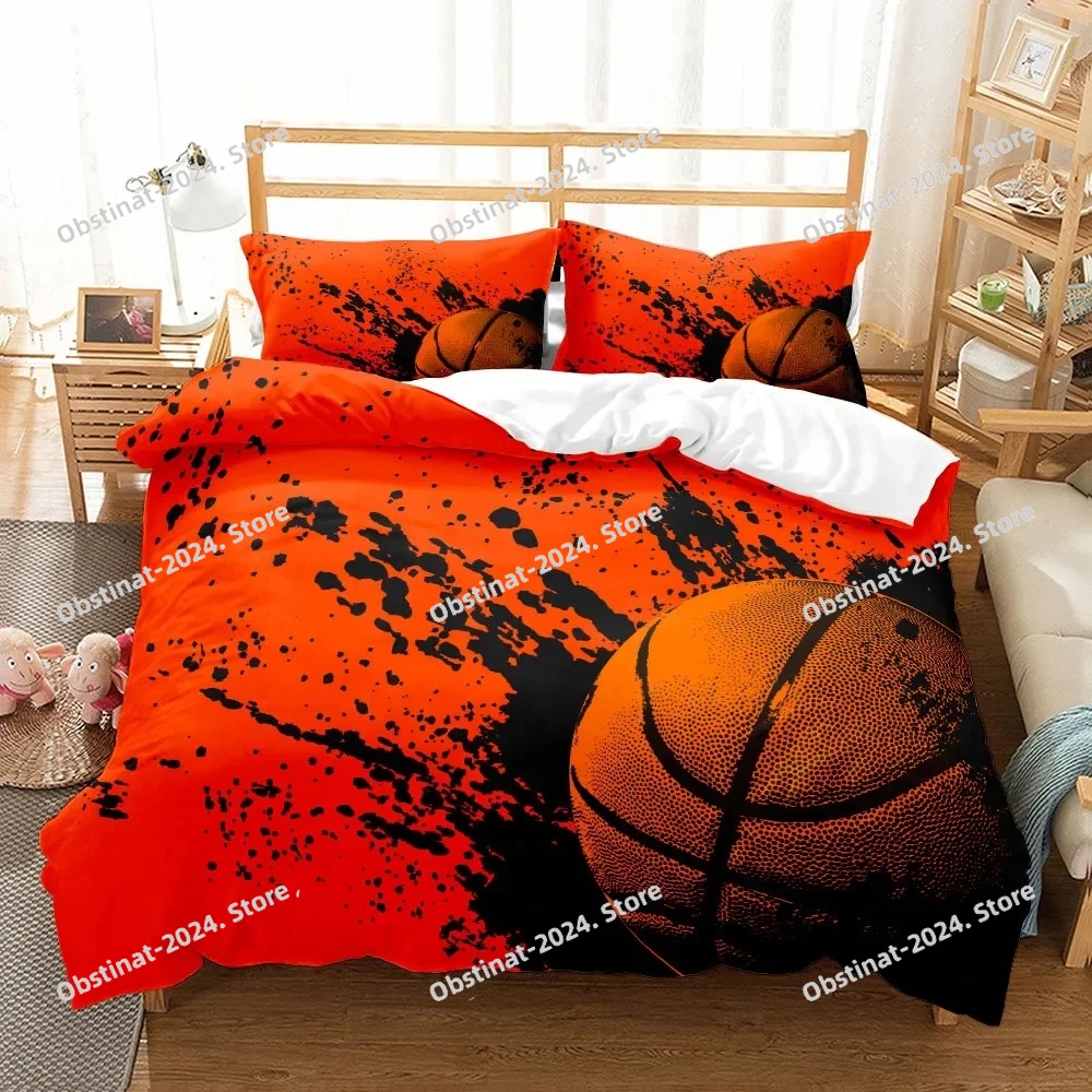 Home Textiles Uk - 환상적인 3D 프린트 농구 이불 커버