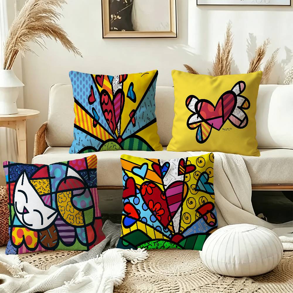 Home Art Textiles - 브리토 아트 베개 커버 소파 쿠션