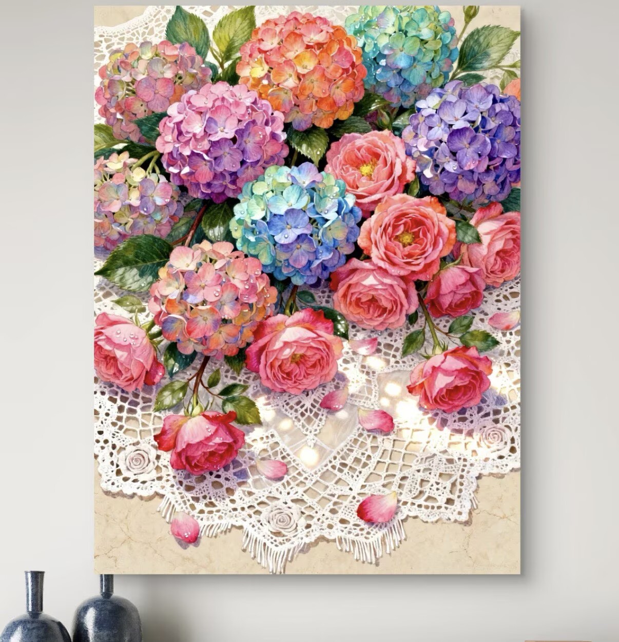 Home Textiles Discount - 9CT 11ct 14ct 수국 프린트 키트