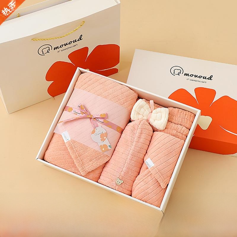 Home Textiles Towel Set - 부드러운 흡수성 코랄 플리스 타월 목욕