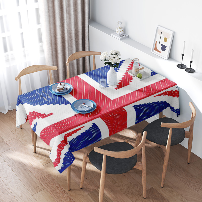 Home Textiles Uk - 영국 국기 테이블보 영국 유니언 잭