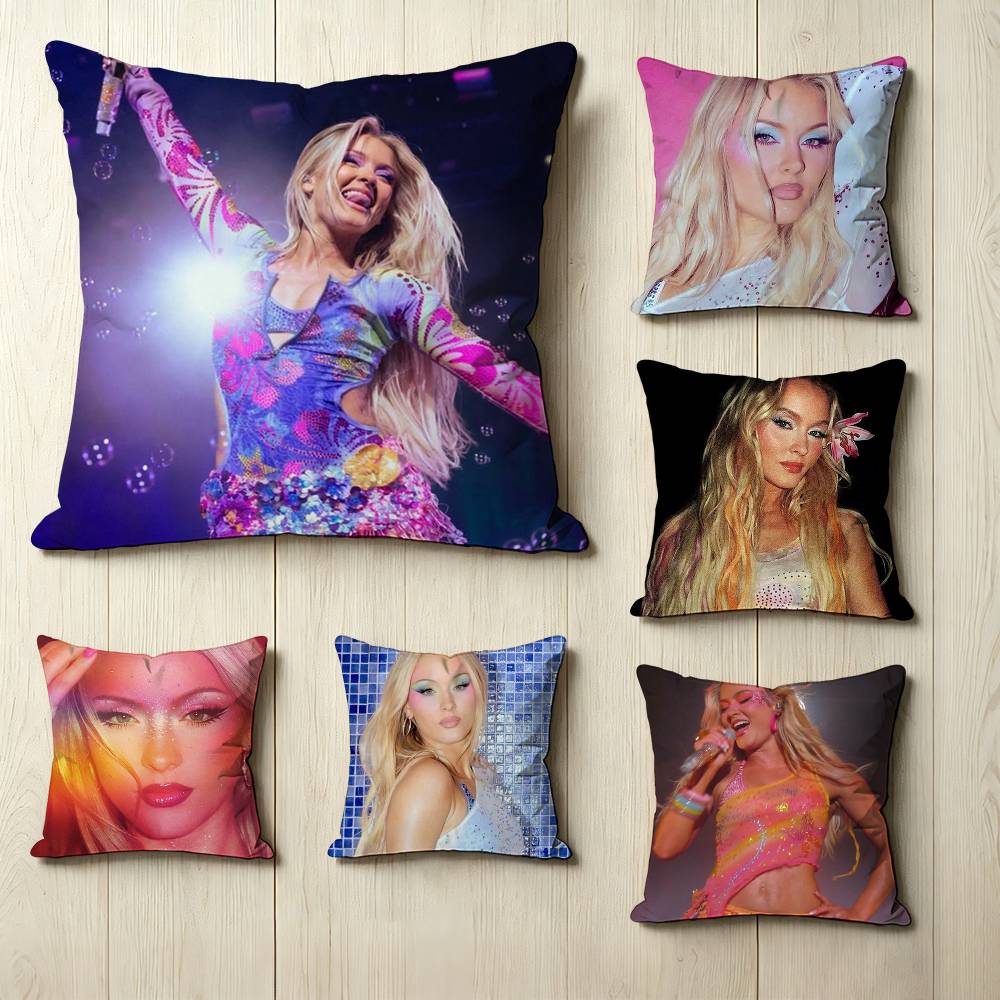 Zara Home Textiles - Electropop Singer Z-Zara L-Larsson Square 양면