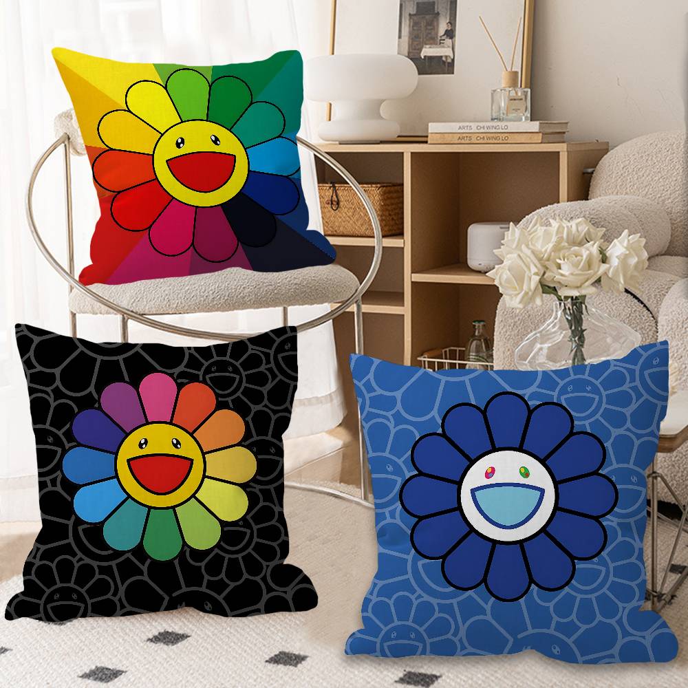 Home Art Textiles - 패션 M-Murakamis T-Takashi 아트 베개 커버