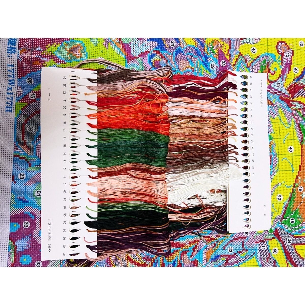 크리스마스 소녀 자수 DIY 인쇄 키트, 크로스 스티치 - Home Textiles Discount 리뷰 및 가격