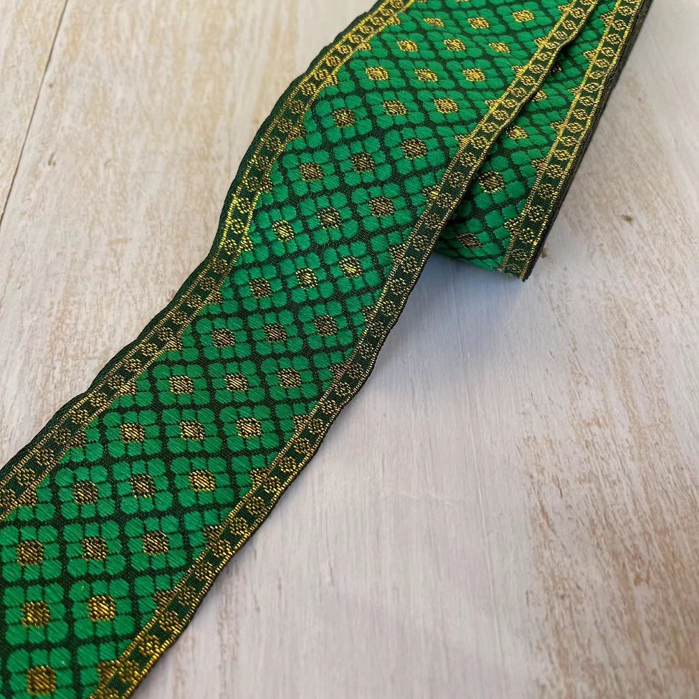 5 야드 몽족 자수 자카드 웨빙 민족 티베트 몽골 레이 - Home Textiles India 리뷰 및 가격