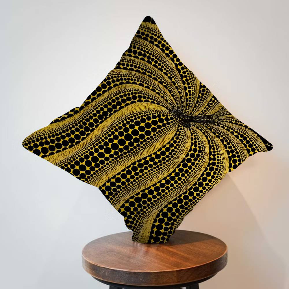 k-kusama y-yayoi 아트 베개 커버 만화 소 - Home Art Textiles 리뷰 및 가격