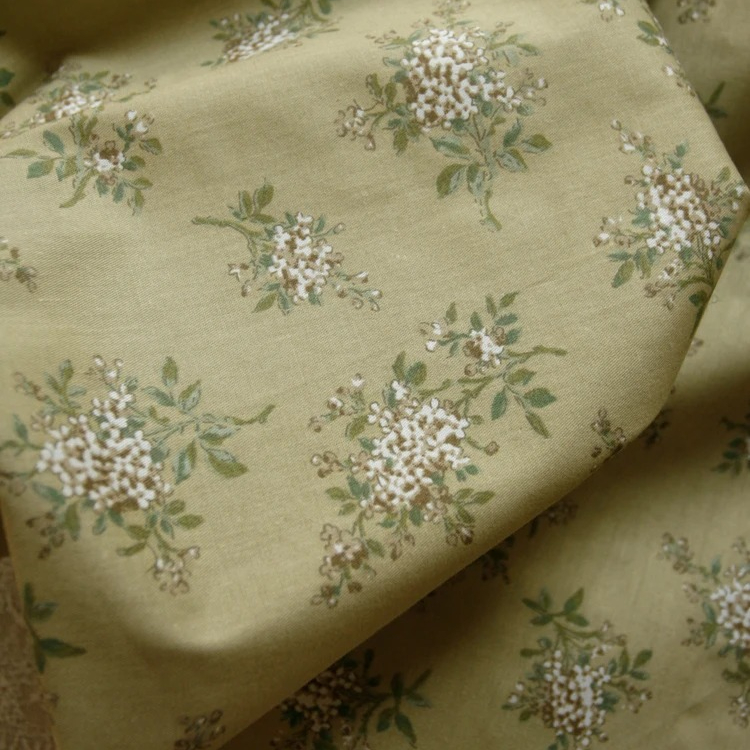 160x50cm 복고풍 포도 꽃 능직 면직물 드레스 의 - Home Textiles Discount 리뷰 및 가격