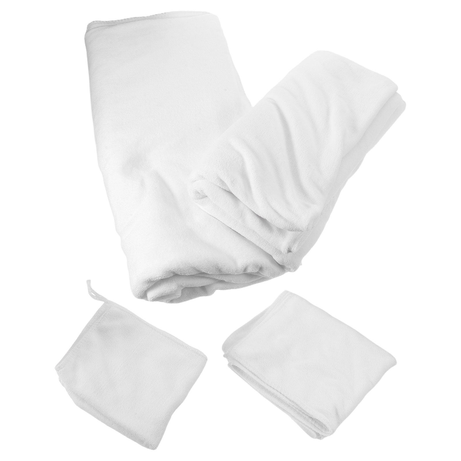 4개 세트 면 목욕 타월 세트 화이트 부드러운 흡수성  - Home Textiles Towel Set 리뷰 및 가격
