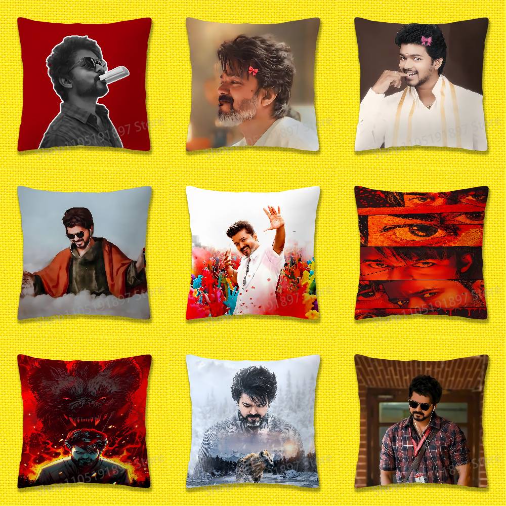 T-Thalapathy V-Vijay 인도 쿠션 커버  - Home Textiles India 리뷰 및 가격