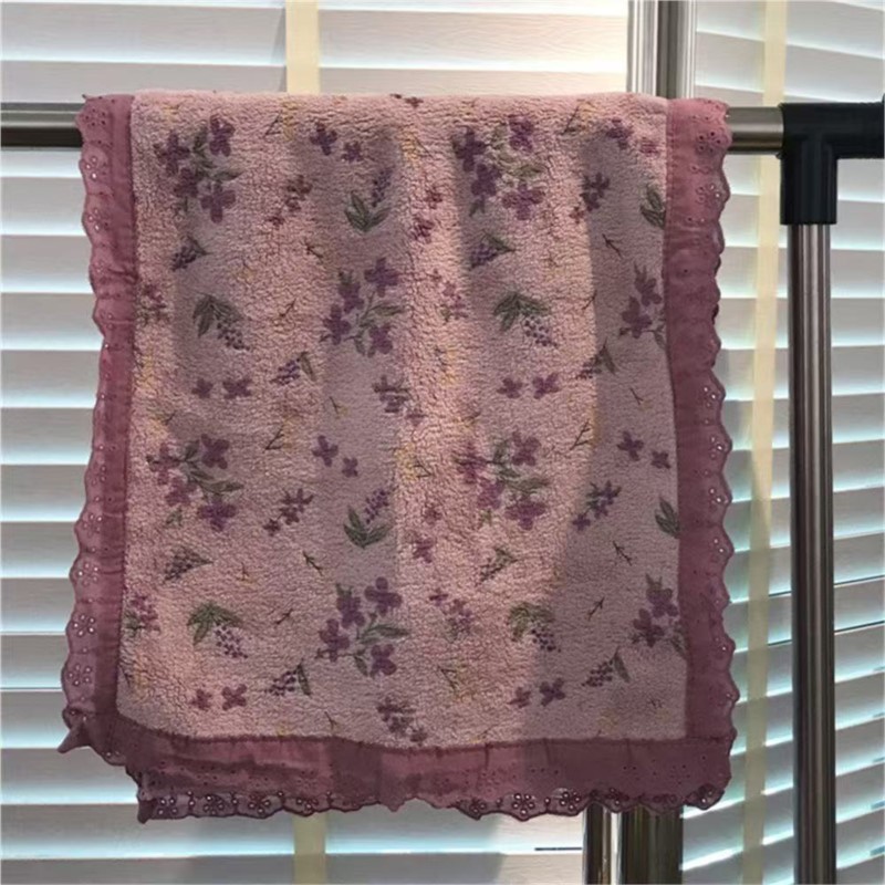 레이스 꽃무늬 스타일의 커플 스타일 타월 부드러운 피부 - Home Textiles Towel Set 리뷰 및 가격