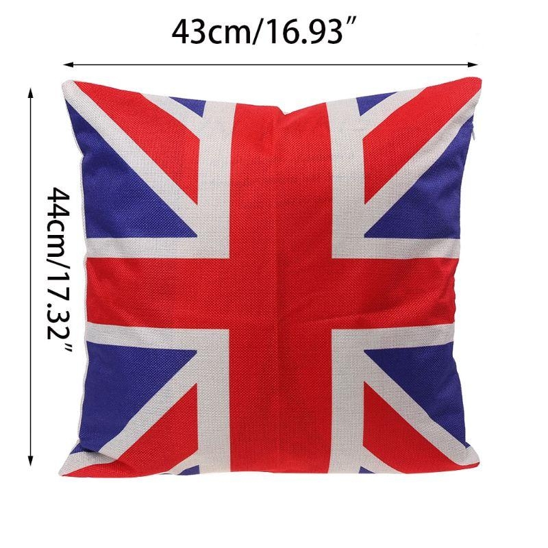 D8KF 16인치 베개 케이스 영국 국기 광장 유니온  - Home Textiles Uk 리뷰 및 가격