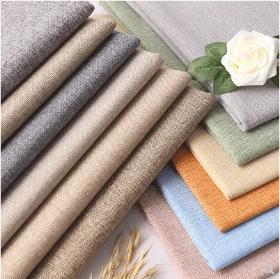 삼베 파인 리넨 코튼 린넨 식탁보, 소파 패브릭 캔버스 - Home Textiles Discount 리뷰 및 가격