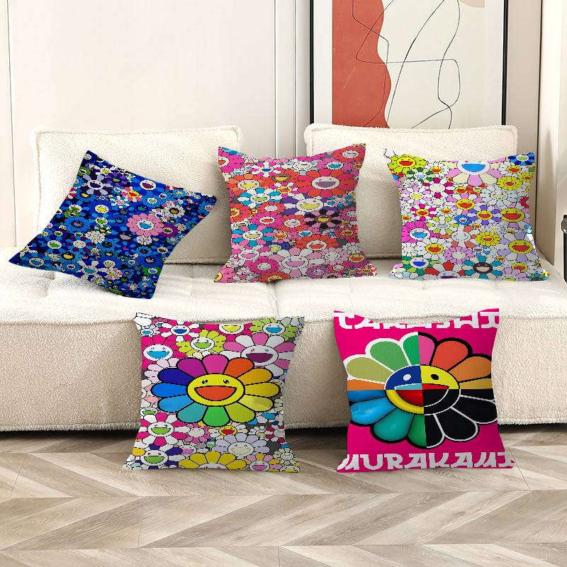 아트 T-타카시 M-무라카미 베개 쿠션 커버 베갯잇 거 - Home Art Textiles 리뷰 및 가격
