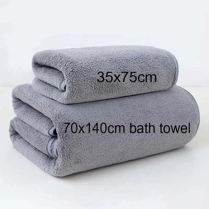 회색 핑크 단색 코랄 플리스 두꺼운 타월 세트 부드럽고 - Home Textiles Towel Set 리뷰 및 가격