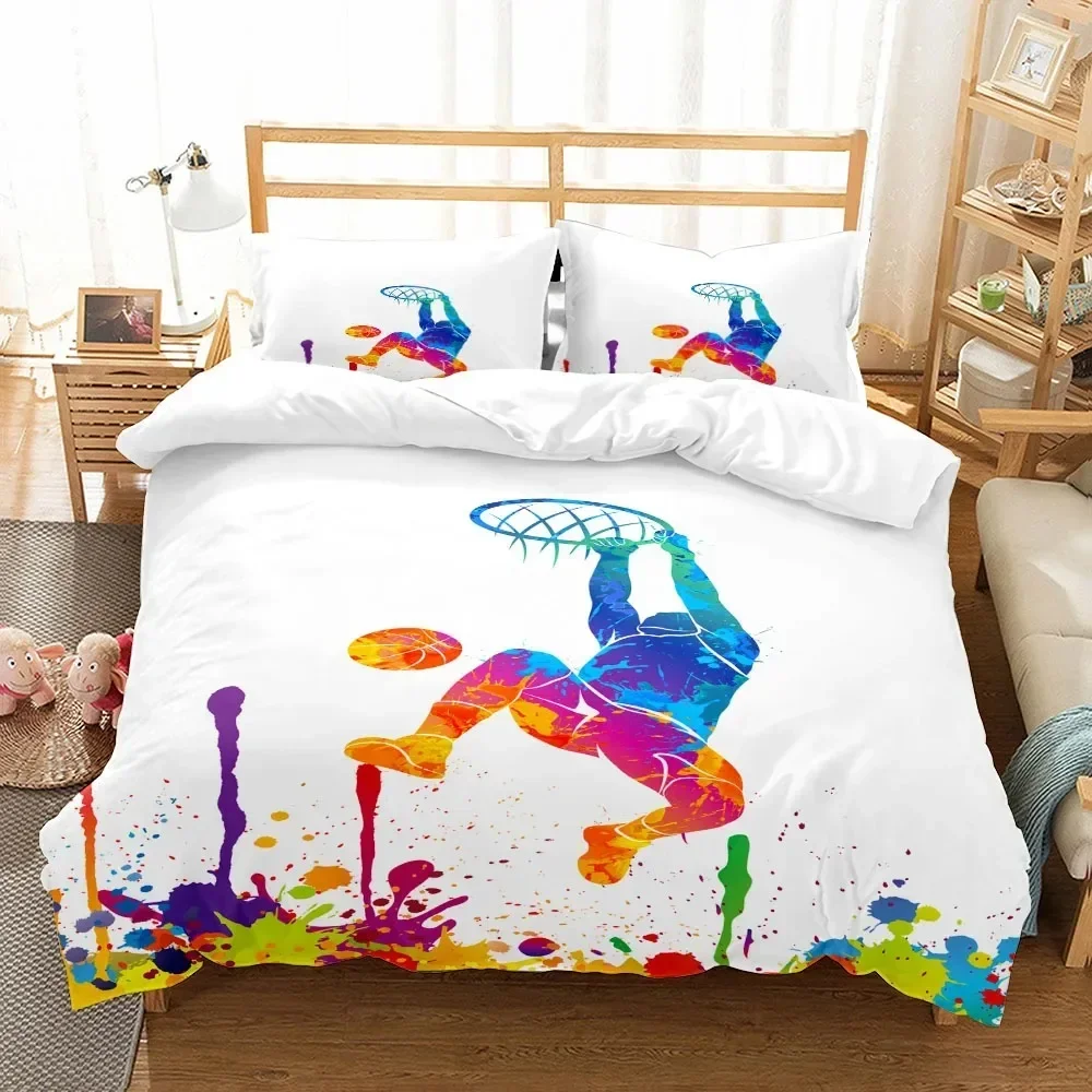 환상적인 3D 프린트 농구 이불 커버 세트 영국 싱글/ - Home Textiles Uk 리뷰 및 가격
