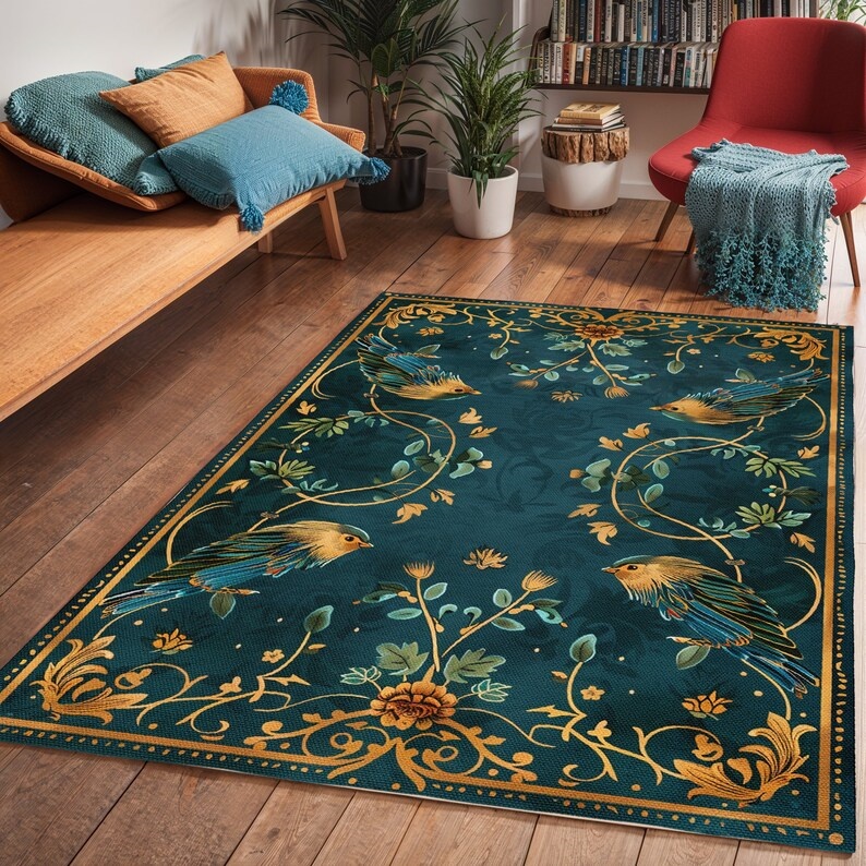 타이거 키즈 아레아 러그 정글 트로피컬 바이브 아르데코 - Home Art Textiles 리뷰 및 가격