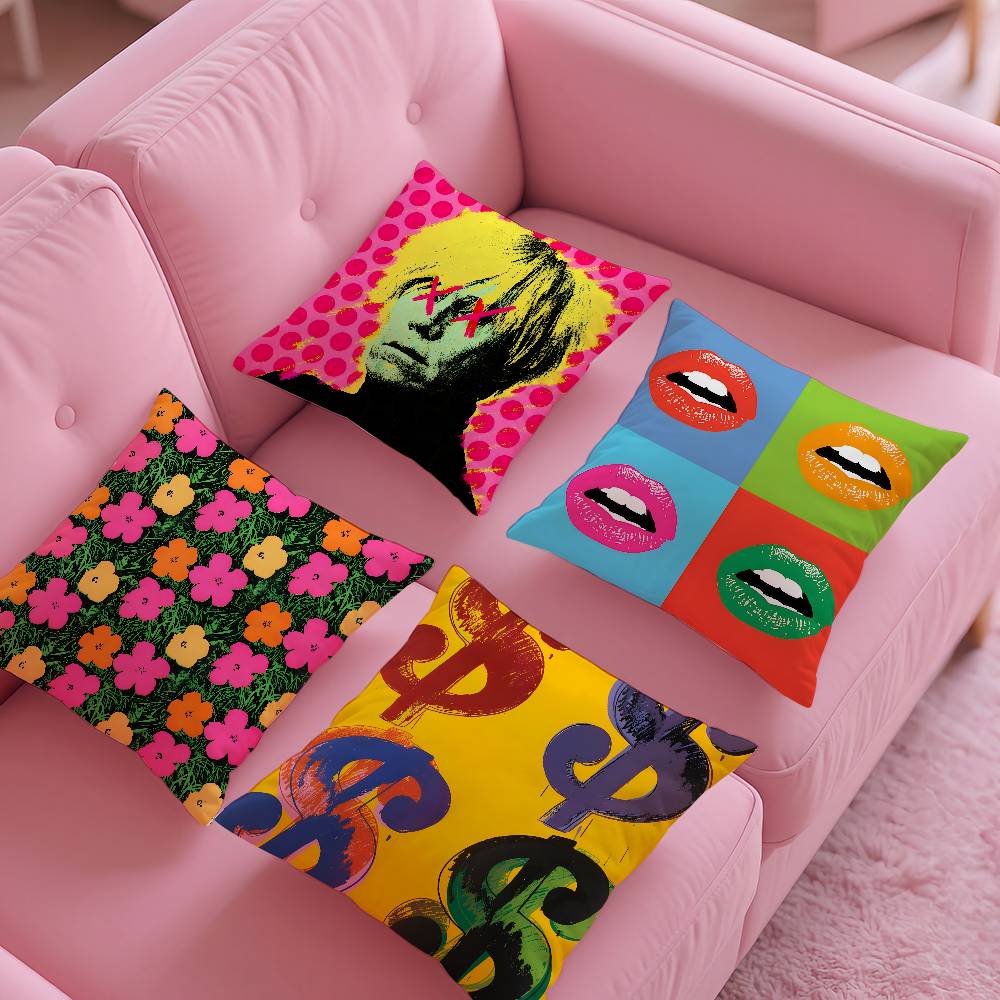 A-Andy W-Warhol 아트 베개 커버 항균 베개 - Home Art Textiles 리뷰 및 가격