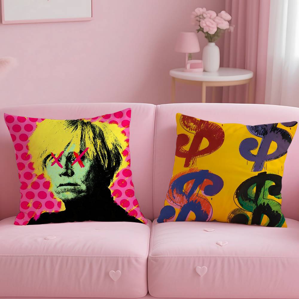 A-Andy W-Warhol 아트 베개 커버 항균 베개 - Home Art Textiles 리뷰 및 가격
