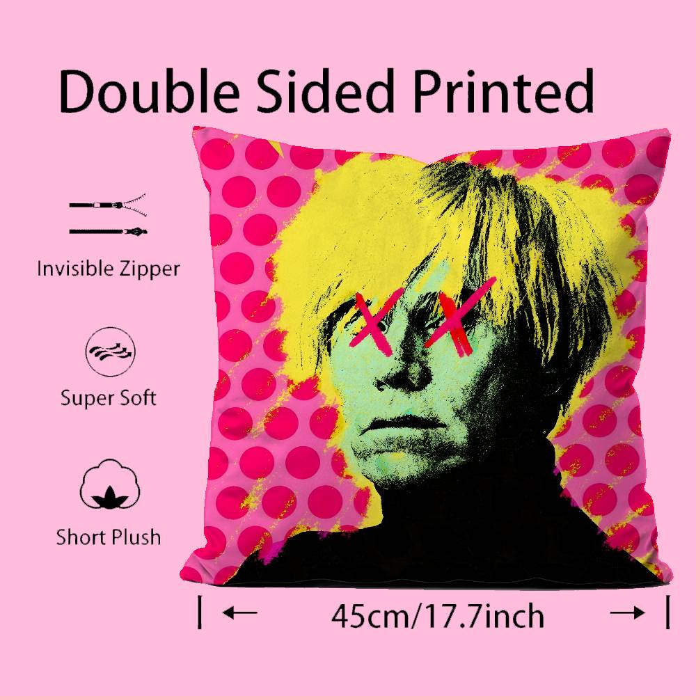 A-Andy W-Warhol 아트 베개 커버 항균 베개 - Home Art Textiles 리뷰 및 가격