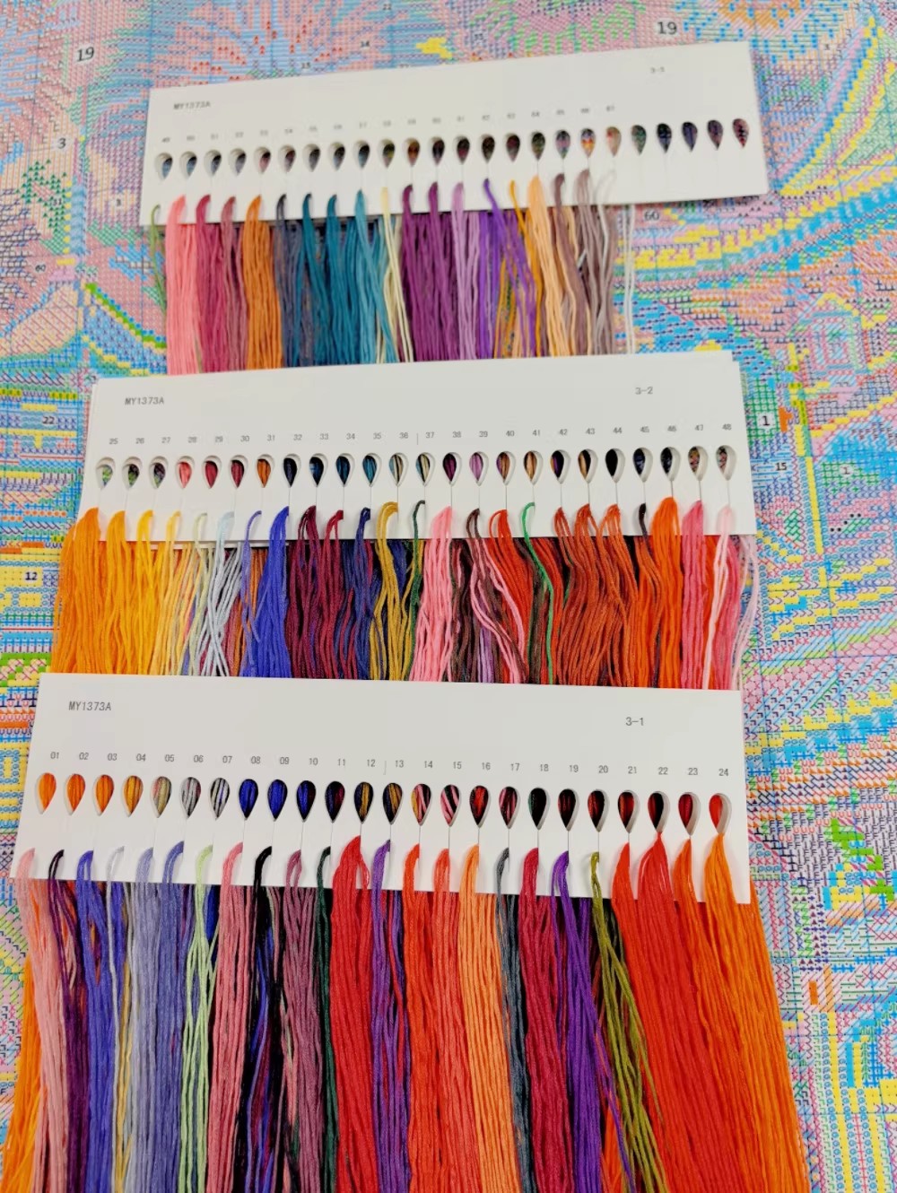 9ct 100x75cm 새해 자수 DIY 프린트 키트  - Home Textiles Discount 리뷰 및 가격